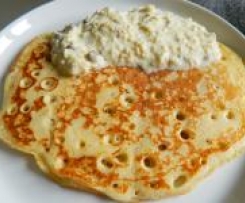 Hefepuffer mit Apfelsauce