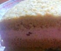 Buchweizen - Torte mit Preiselbeeren