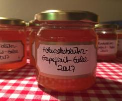 Grapefruit-Holunderblüten-Gelee