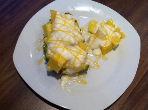 Ananas-Honig Dessert