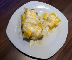 Ananas-Honig Dessert