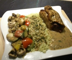 Mediterrane Putenröllchen