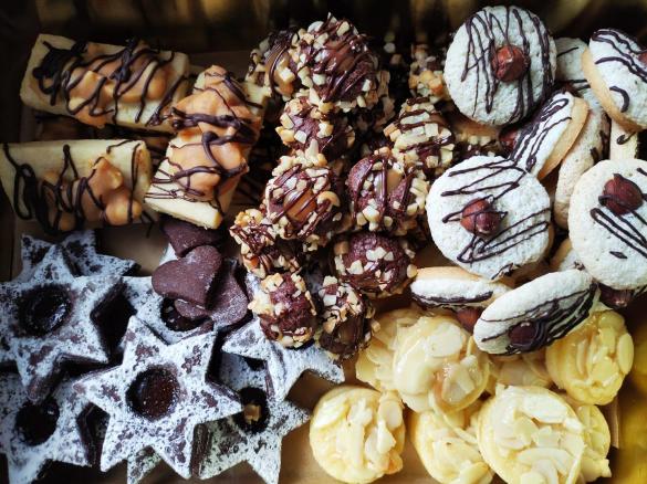 Bienenstich-Taler Weihnachtsplätzchen