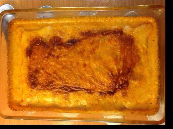 Lachs-Sahne-Gratin