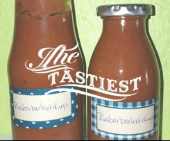 Würziger Rhabarberketchup