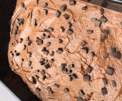 Schoko Bananen Würfel saftig schnell & einfach