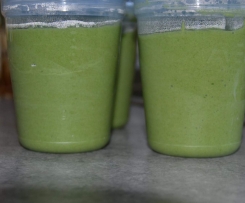 Spinat-Kartoffel-Hänchen Brei mit Zucchini ab 6./7. Monat