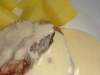 Rindfleisch mit Kartoffeln und Meerrettichsoße
