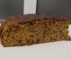 Karotten-Mandelkuchen mit Schokolade (Low Carb)