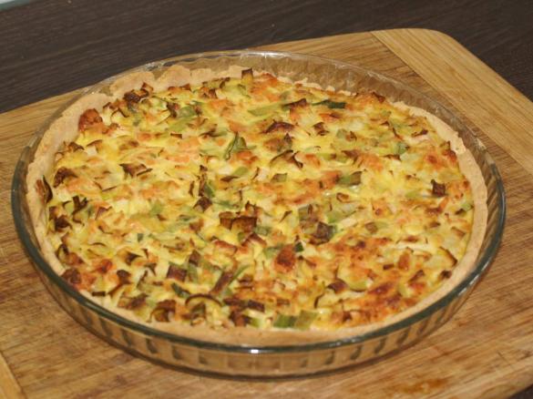 Lauch-Lachs-Tarte