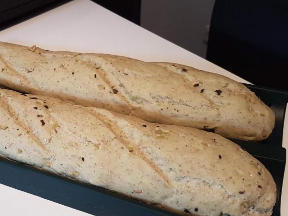 Oliven Dinkel Baguettes Vegan Low Carb 