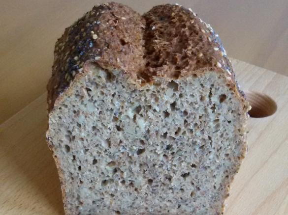 Dinkelvollkornbrot locker und saftig