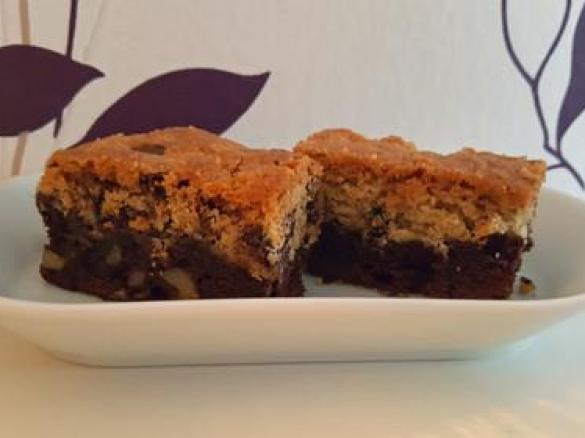 Brookies - Brownies mit Cookiekruste