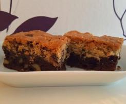 Brookies - Brownies mit Cookiekruste