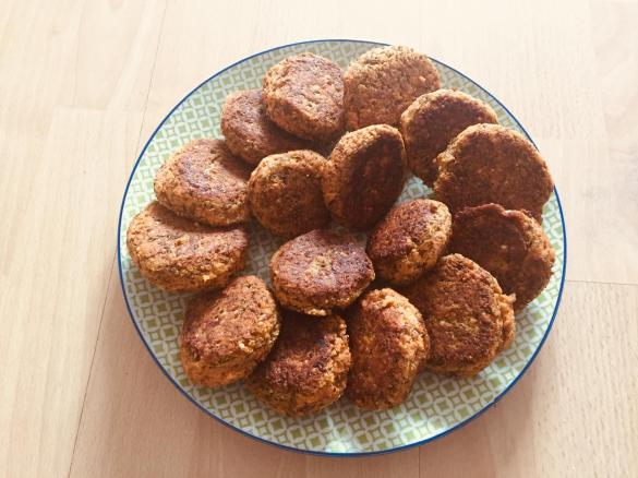 Linsenfrikadellen (vegan)