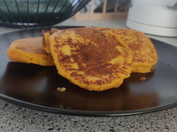 Süßkartoffel Pfannkuchen herzhaft vegan