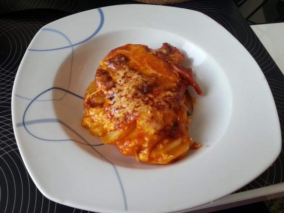 Kartoffelgratin mediterran