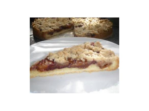 Zwetschgenkuchen mit Zimtstreuseln (weicht nicht durch)