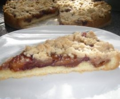 Zwetschgenkuchen mit Zimtstreuseln (weicht nicht durch)