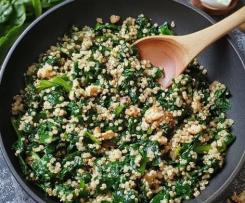 Quinoa - Spinat - Pfanne aus dem Thermomix