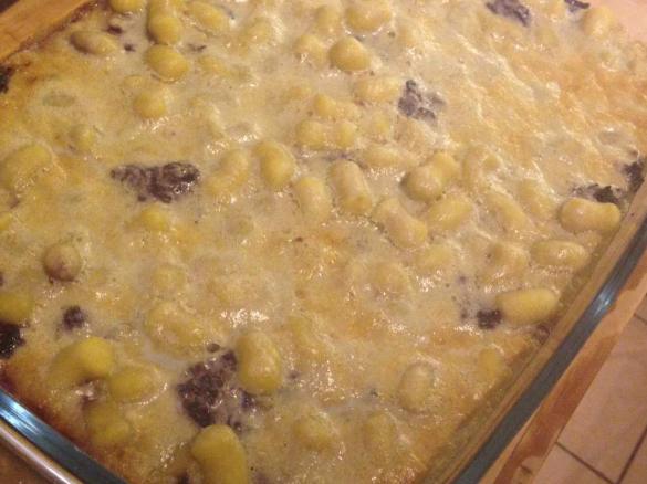 Gnocchi auf Apfelrotkohl mit Gorgonzola 