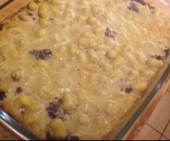 Gnocchi auf Apfelrotkohl mit Gorgonzola 