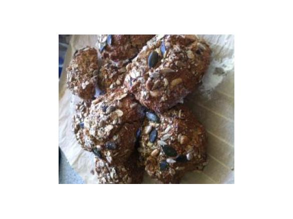 Vollkorn Brötchen - kernige 6-Korn Quark Brötchen  * ohne Hefe *