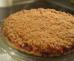 Pflaumenkuchen mit knusprigen Zimtstreuseln (vegan)