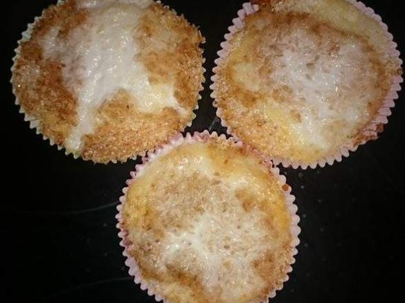 Kokosmuffin mit Guss