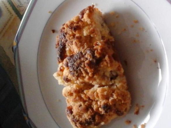 Variation von Blechkuchen mit Sauerkirsche ( und Streuseln )