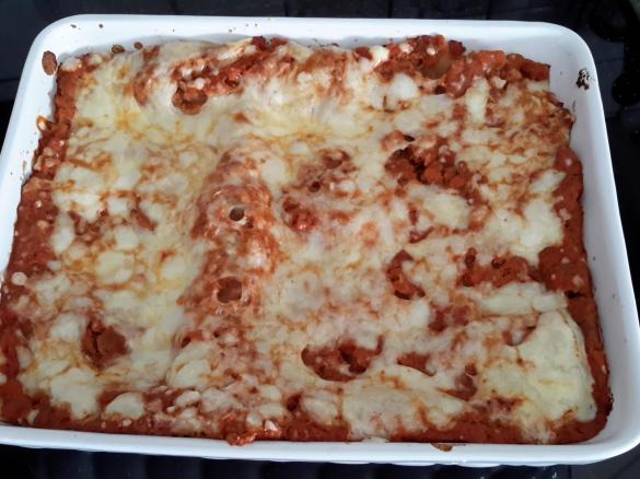 Lasagne mit Möhren und Hackfleisch LF30 kalorienarm