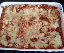 Lasagne mit Möhren und Hackfleisch LF30 kalorienarm