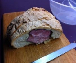 Osterschinken im Brotteig