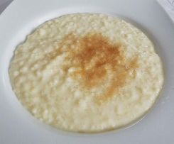 Variation von Milchreis