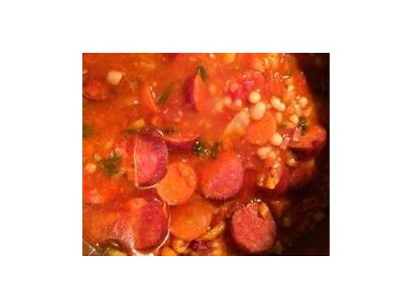 Serbische Bohnensuppe