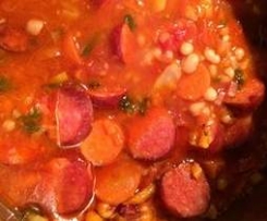 Serbische Bohnensuppe