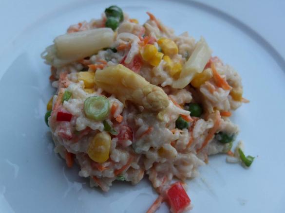 Sommerlicher Reissalat