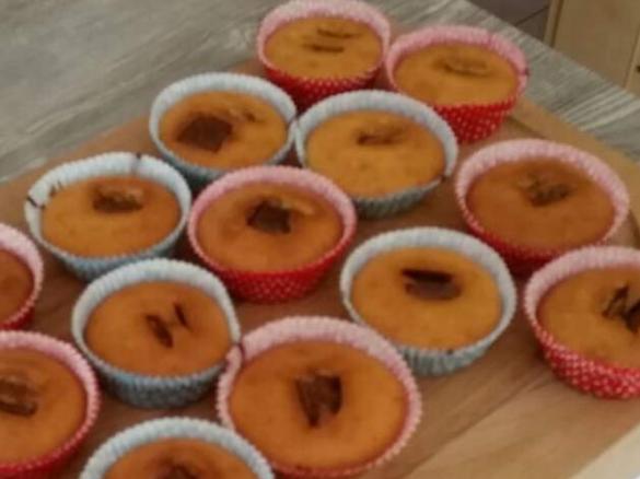 Kinderschokolademuffins