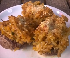 gefüllte Pilze, vegetarisch