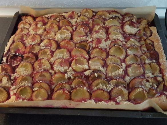 Zwetschgen Blechkuchen mit Streusel