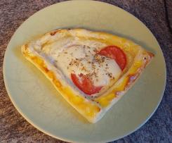 Blätterteig mit Tomaten - Frischkäse