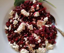 Linsen-Rote Bete mit Feta