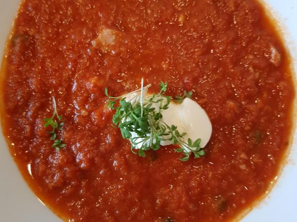 Gerrys feine Tomatensuppe mit Thunfisch