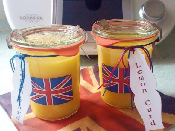 Variation von Zitronencreme (Lemon Curd)