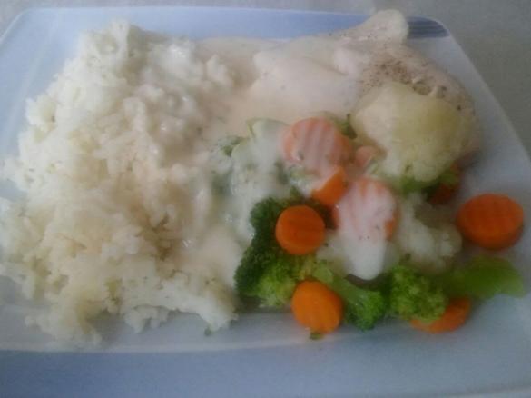 Putenschnitzel mit Heller-Soße