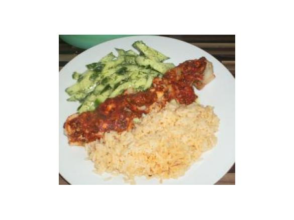 Piratenspieße mit Reis 