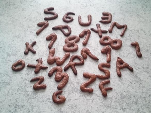 Buchstabenkekse