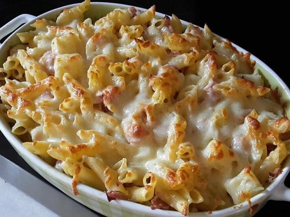 Nudelauflauf "Hawai"