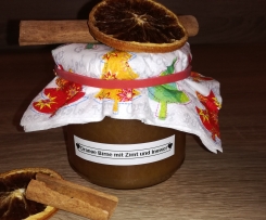 Weihnachtliche Orangen-Birnen Marmelade mit Zimt und Ingwer