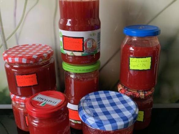 Erdbeermarmelade püriert